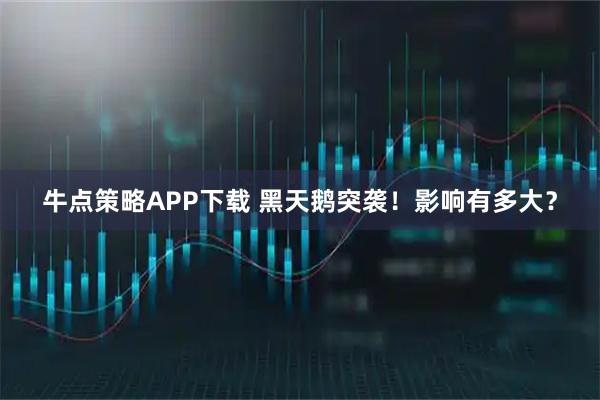 牛点策略APP下载 黑天鹅突袭！影响有多大？
