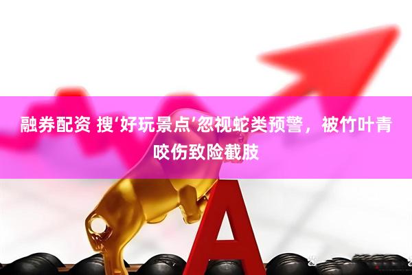 融券配资 搜‘好玩景点’忽视蛇类预警，被竹叶青咬伤致险截肢